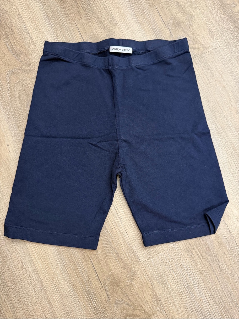 Cotton Citizen Siena Biker Shorts Women’s Small Navy Blue Made In USA 0485